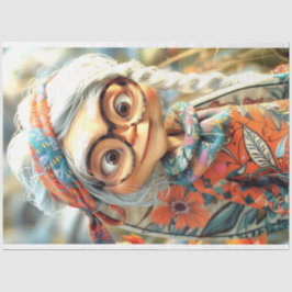 Boheemse Salie Oma Hippie Decoupage Tissuepapier