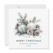 Boheemse saliegroene kerstbal Bedrijfs-
