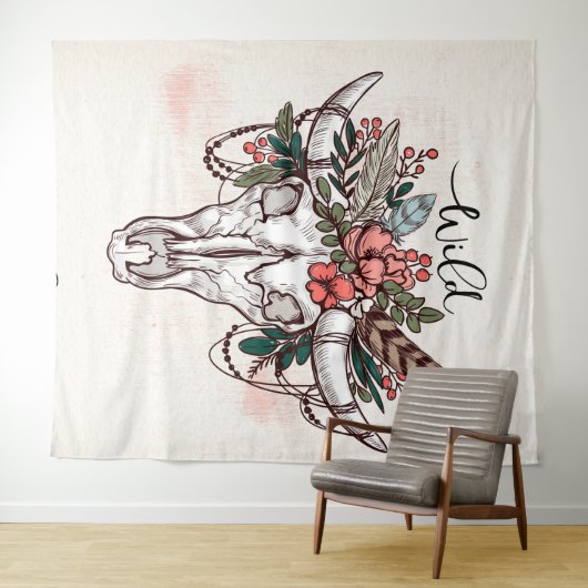 Boheemse schedel wandkleed (In Situ (horizontaal))