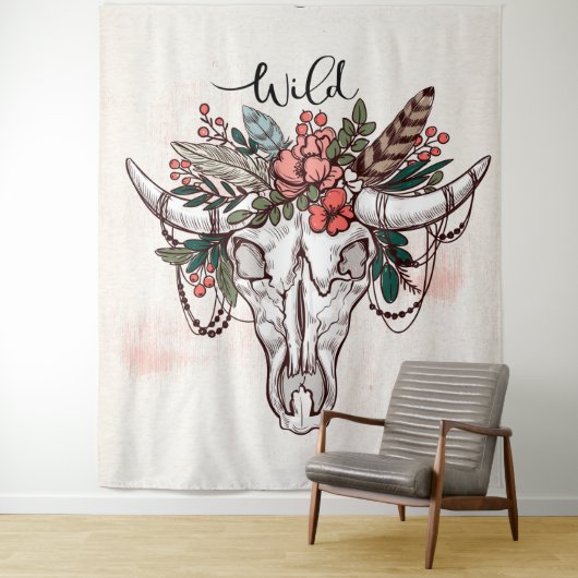 Boheemse schedel wandkleed (In situ)