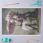 Boheemse standaard poedel decoupage tissuepapier (Craft)