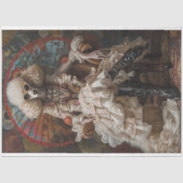 Boheemse Standaard Poodle Decoupage Tissuepapier