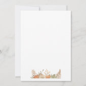 Boheemse stijl 30e Verjaardagsfeestuitnodiging Kaart (Achterkant)