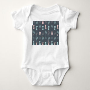 Boheemse stijl Boho: etnisch naadloos patroon Romper