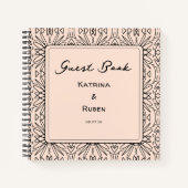 Boheemse stijl Tribal Pattern Spiral Notitieboek (Voorkant)