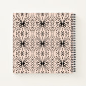 Boheemse stijl Tribal Pattern Spiral Notitieboek (Achterkant)