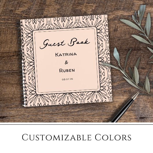 Boheemse stijl Tribal Pattern Spiral Notitieboek