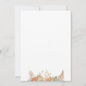 Boheemse stijl zoet 16 Verjaardagsfeestuitnodiging Kaart (Achterkant)