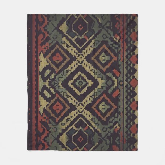 Boheemse stof fleece deken (Voorkant)