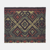 Boheemse stof fleece deken (Voorkant (Horizontaal))
