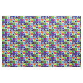 Boheemse stof Moderne Boho harten Groen Rood Blauw (Yard (91,4 cm))