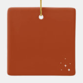 Boheemse strandpalmboom foto keramiek ornament (Achterkant)