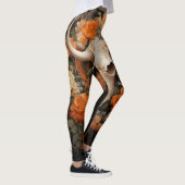 Boheemse suikerschedel bloeien Leggings (Rechts)