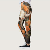 Boheemse suikerschedel bloeien Leggings (Links)