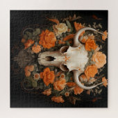  Boheemse suikerschedel bloeien Legpuzzel (Horizontaal)