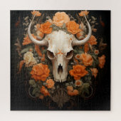 Boheemse suikerschedel bloeien Legpuzzel (Verticaal)