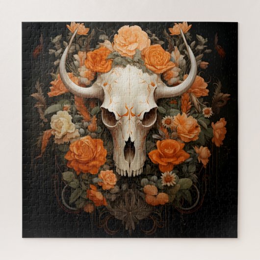  Boheemse suikerschedel bloeien Legpuzzel (Verticaal)