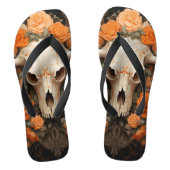  Boheemse suikerschedel bloeien Teenslippers (Voetbed)