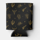 Boheemse symbolen: Westerne  magie Blikjeskoeler (Voorkant)