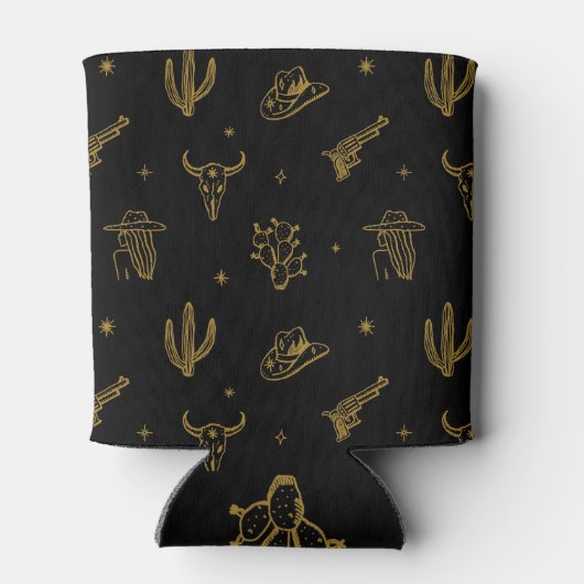 Boheemse symbolen: Westerne  magie Blikjeskoeler (Achterkant)