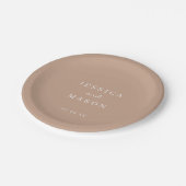 Boheemse Terracotta Koppel Douche Papier Bord (Gekanteld)