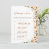 Boheemse terracotta Vrijgezellenfeest speurtocht (Staand voorkant)