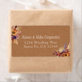 Boheemse Terracotta Zonnebloem Etiket (Insitu)