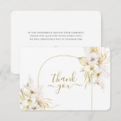 Boheemse Tropen bedankkaart (Voorkant / Achterkant)