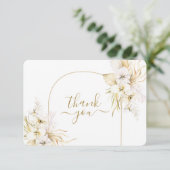 Boheemse Tropen bedankkaart (Staand voorkant)