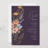 Boheemse Trouw Thema Romantische Wilde Bloemen Boh Kaart (Voorkant)