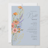 Boheemse Trouw Thema Romantische Wilde Bloemen Boh Kaart (Voorkant)