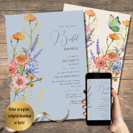 Boheemse Trouw Thema Romantische Wilde Bloemen Boh Kaart