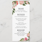 Boheemse Tuin Wedding Menu (Voorkant)