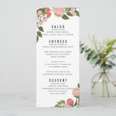 Boheemse Tuin Wedding Menu (Staand voorkant)