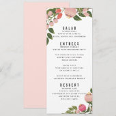Boheemse Tuin Wedding Menu (Voorkant / Achterkant)