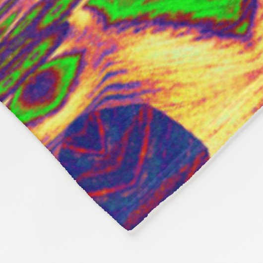 Boheemse Tuinbloem In De Zomer 1 Bloemen Fleece Deken (Hoek)