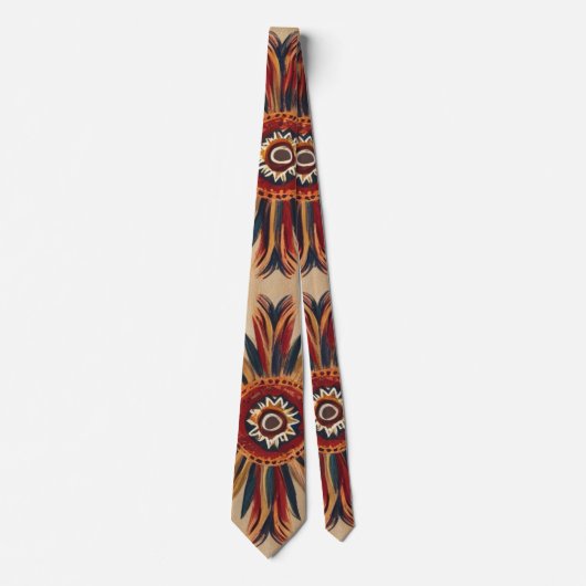 Boheemse veerburst-Stropdas Stropdas (Voorkant)