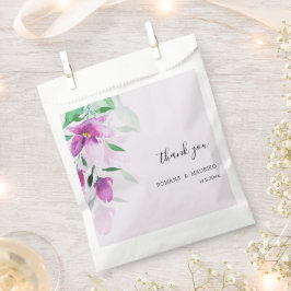 Boheemse Violet Waterverf Kunstbloemen Bedankzakje