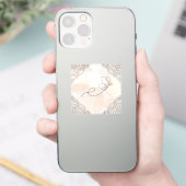 Boheemse vlinder ontwerp op sticker (Telefoon)