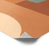 Boheemse vrouwelijke illustratie poster (Hoek)