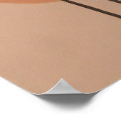 Boheemse vrouwelijke illustratie poster (Hoek)