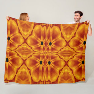Boheemse Vuurbloemen 114 Fleece Deken