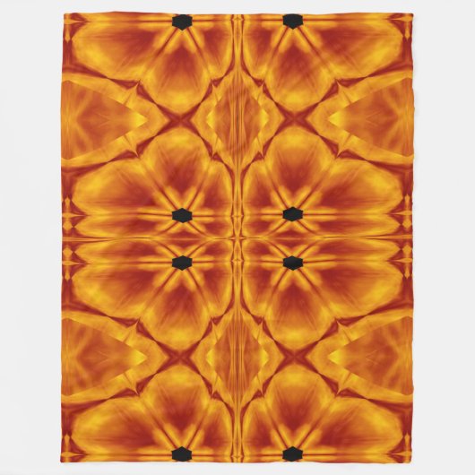 Boheemse Vuurbloemen 114 Fleece Deken (Voorkant)