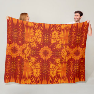 Boheemse Vuurbloemen 137 Fleece Deken