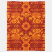 Boheemse Vuurbloemen 137 Fleece Deken (Voorkant)