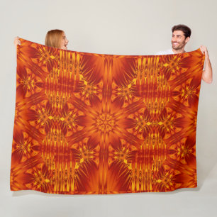 Boheemse Vuurbloemen 141 Fleece Deken