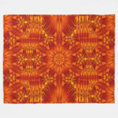 Boheemse Vuurbloemen 141 Fleece Deken (Voorkant (Horizontaal))