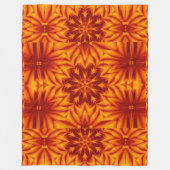 Boheemse Vuurbloemen 234 Fleece Deken (Voorkant)