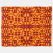 Boheemse Vuurbloemen 241 Fleece Deken (Voorkant (Horizontaal))