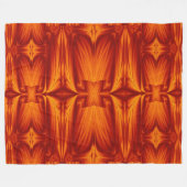 Boheemse Vuurbloemen 250 Fleece Deken (Voorkant (Horizontaal))
